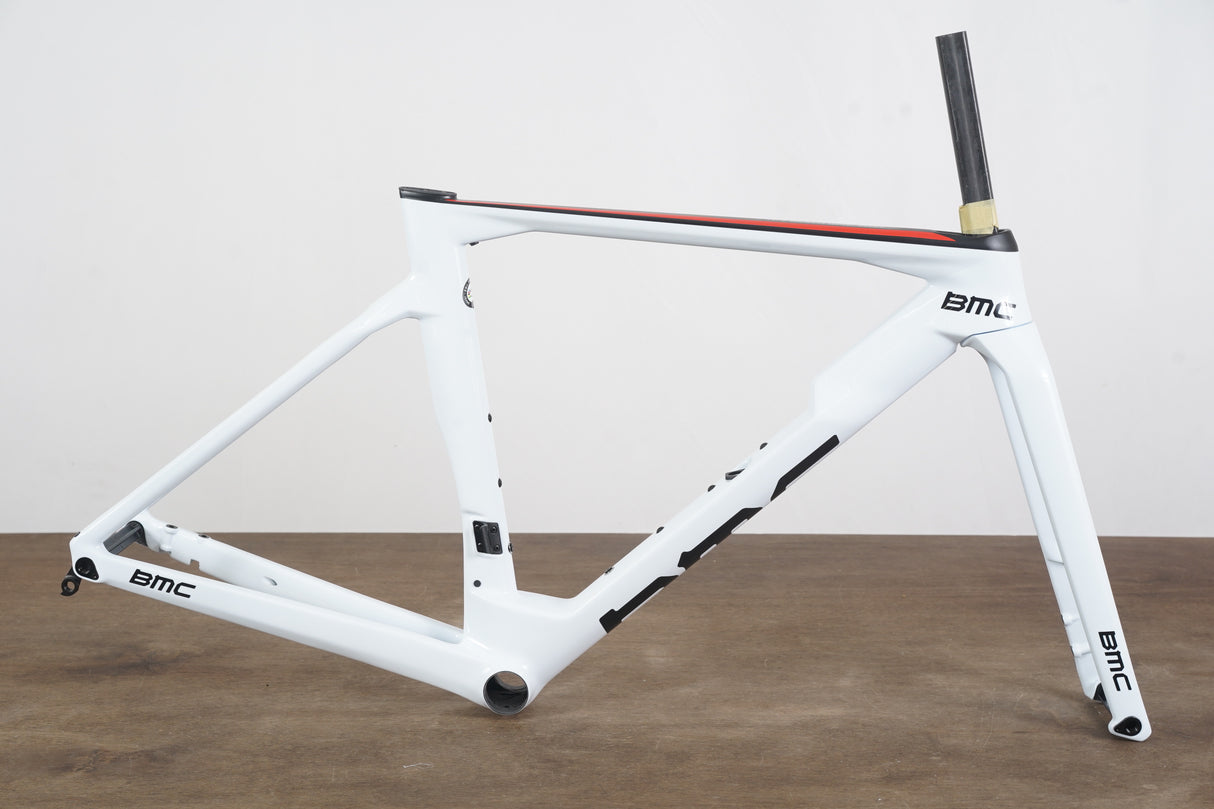 NEW 2021 47cm BMC Timemachine ROAD 01 TMR01 Disc Team Frameset WHT-BLK-RED