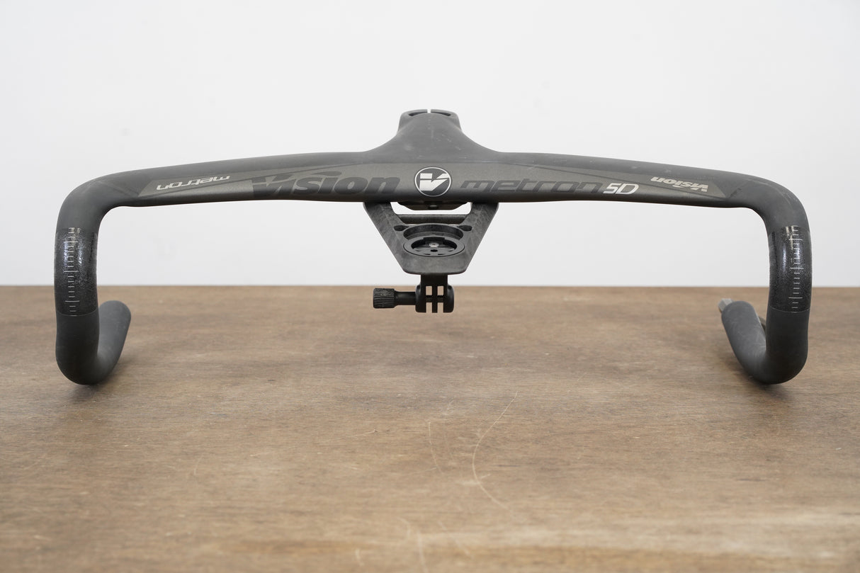 42cm Vision Metron 5D 100mm -6 Degree Integrated Carbon Barstem Handlebar + Mount