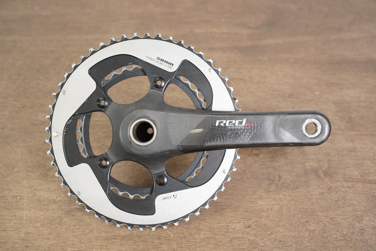 175mm 52/36T GXP SRAM Red 22 Carbon Crankset