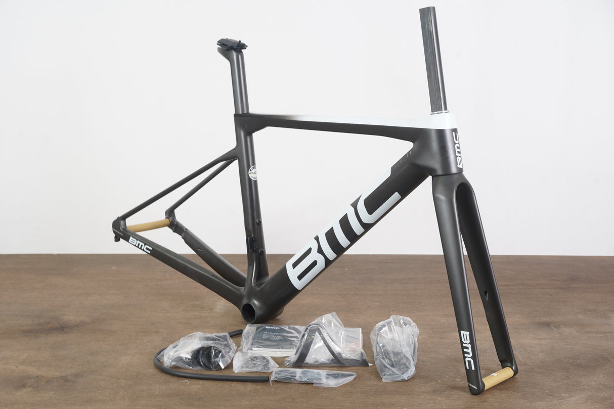 NEW 2022 47cm BMC Teammachine SLR01 Disc Team Frameset FRS CBN-WHT-WHT