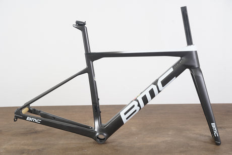NEW 2022 47cm BMC Teammachine SLR01 Disc Team Frameset FRS CBN-WHT-WHT