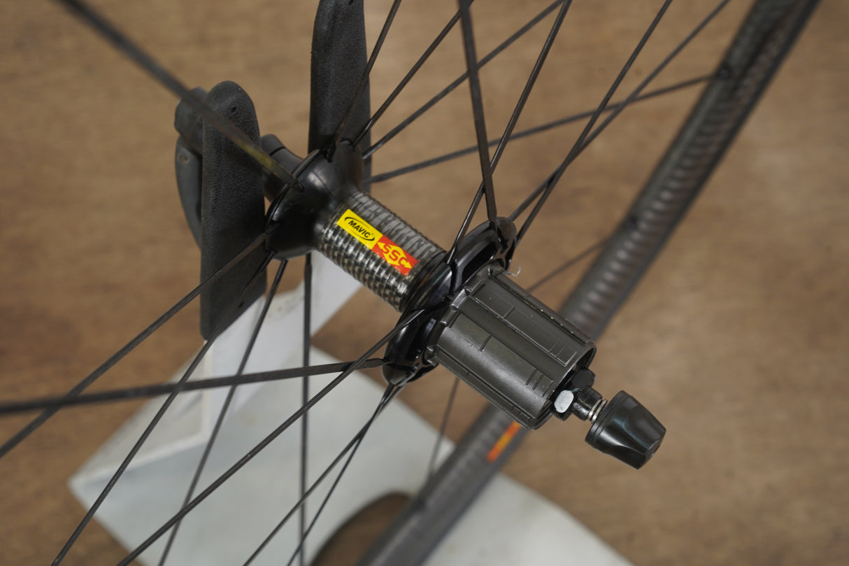 Mavic Cosmic Carbone 40 Carbon Clincher Rim Brake Wheelset 11 Speeed