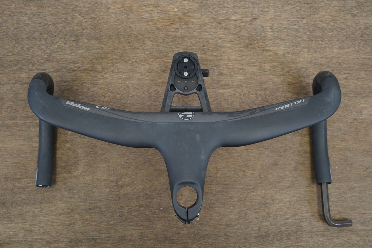 42cm Vision Metron 5D 100mm -6 Degree Integrated Carbon Barstem Handlebar + Mount