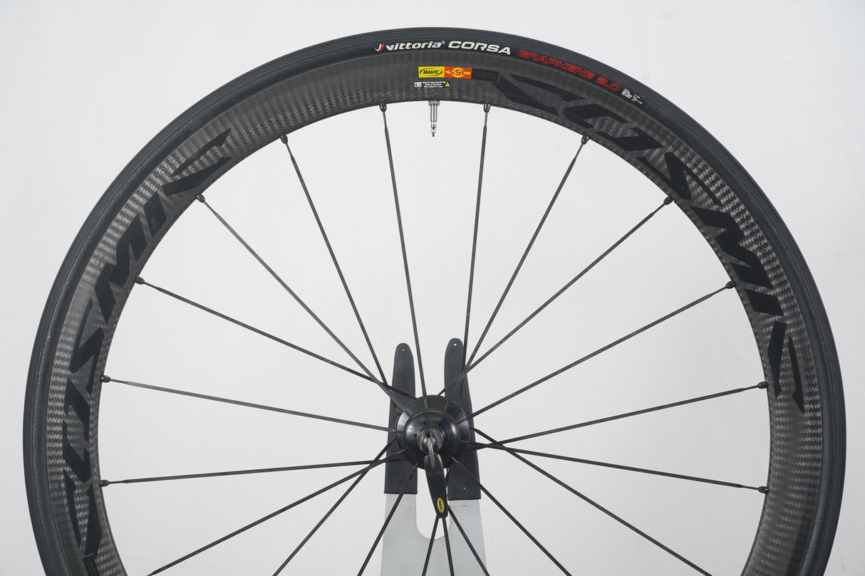 Mavic Cosmic Carbone 40 Carbon Clincher Rim Brake Wheelset 11 Speeed