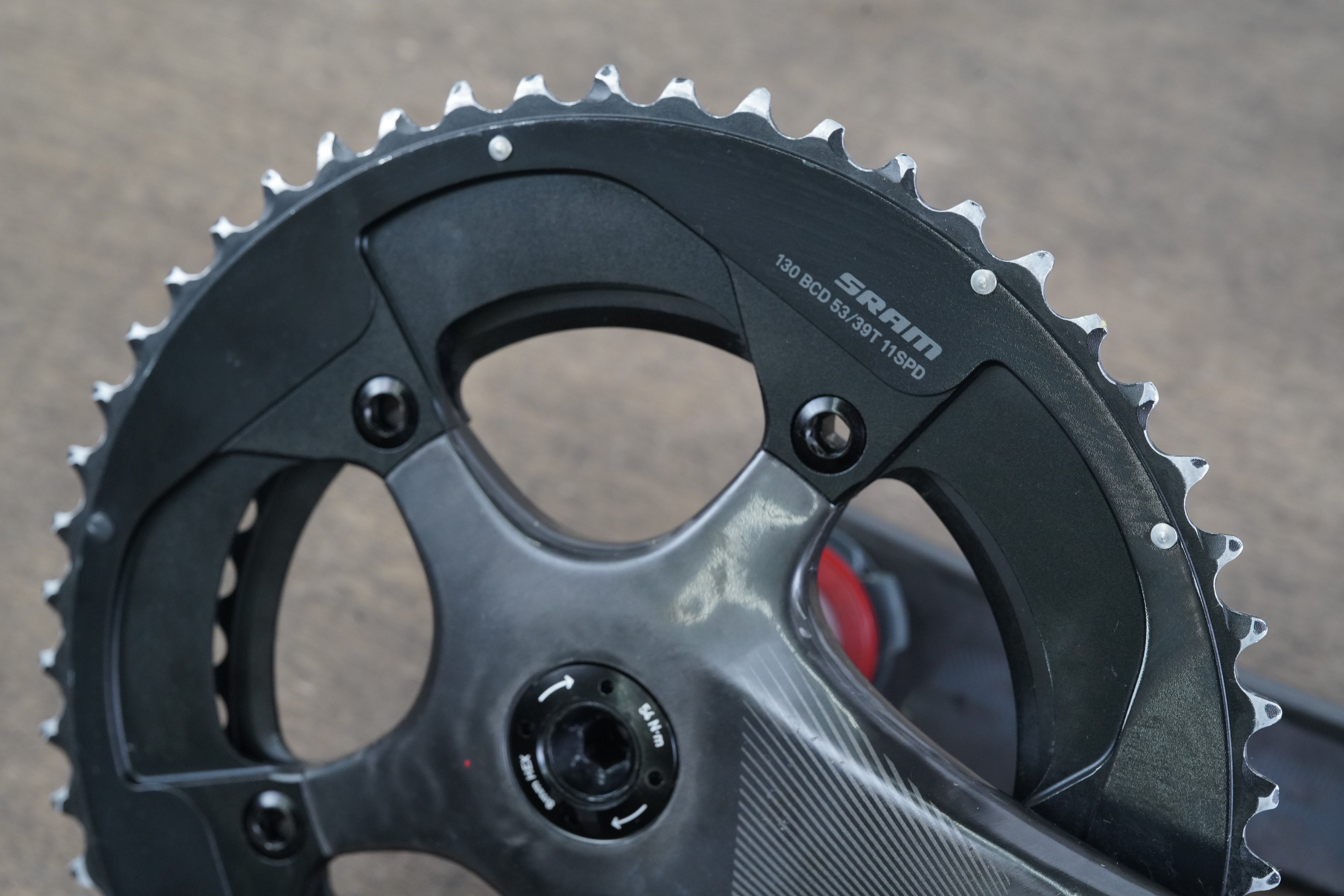 172.5mm 53/39T BB30 SRAM Red 22 Carbon Road Crankset 563g