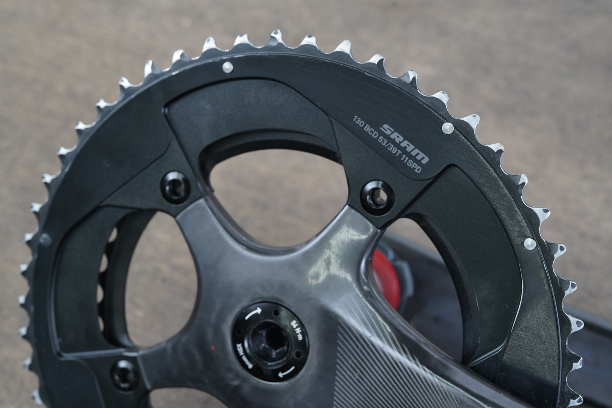 172.5mm 53/39T BB30 SRAM Red 22 Carbon Road Crankset 563g