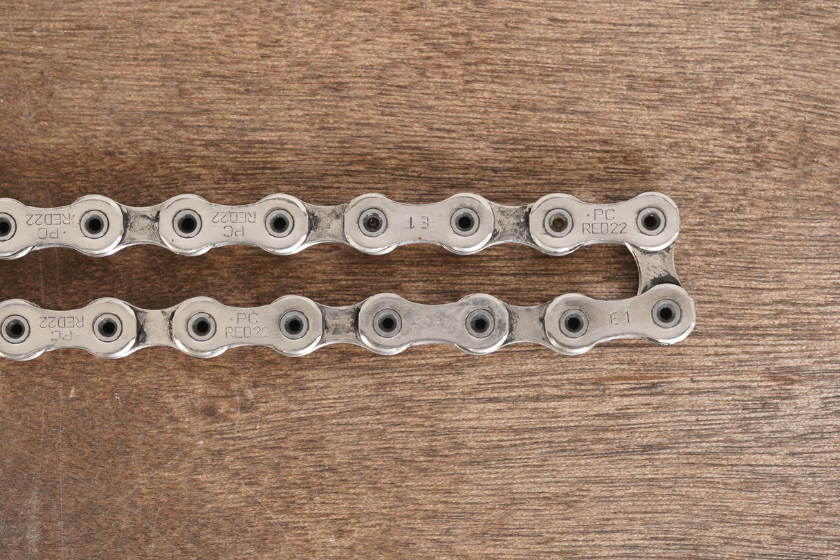 110L SRAM RED22 11 Speed Road Chain >75% Life Remaining 110 Links