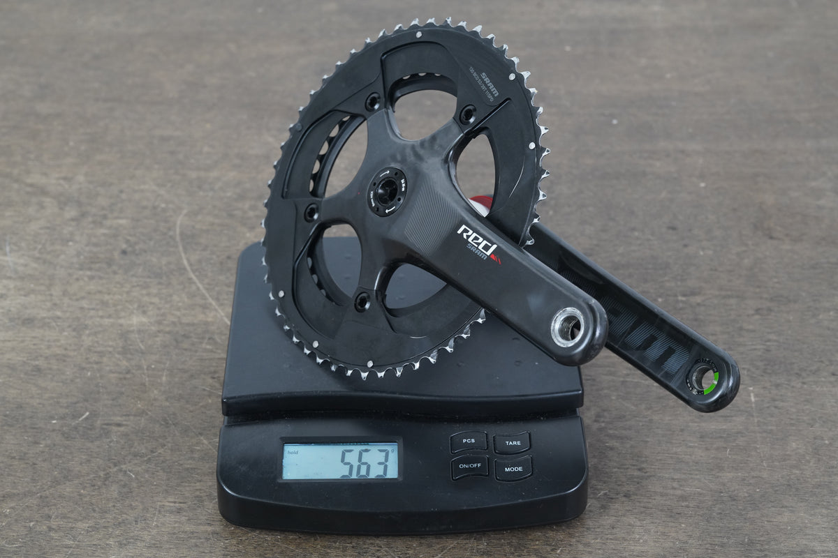 172.5mm 53/39T BB30 SRAM Red 22 Carbon Road Crankset 563g