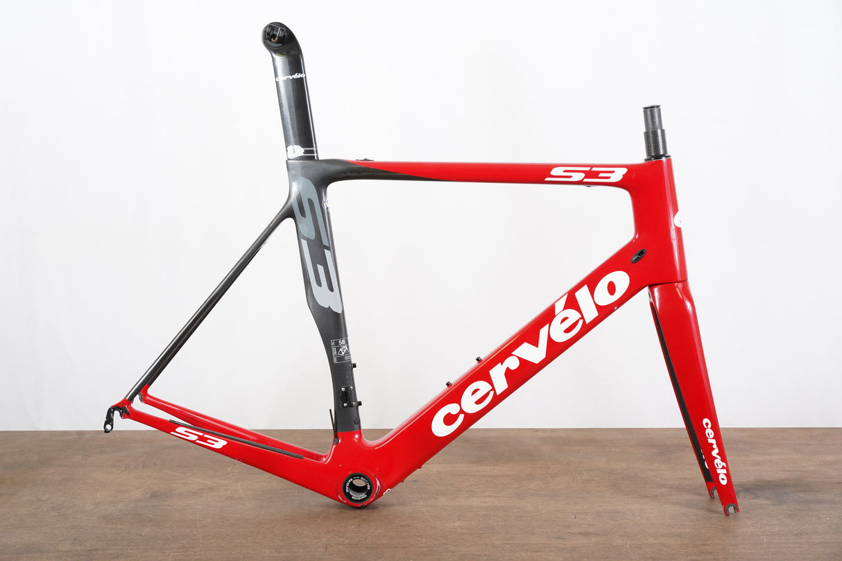 58cm Cervelo S3 Carbon Aero Rim Brake Road Frameset