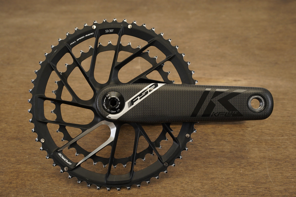 172.5mm 53/39T BB386 FSA K-Force Team Carbon Road Crankset KForce