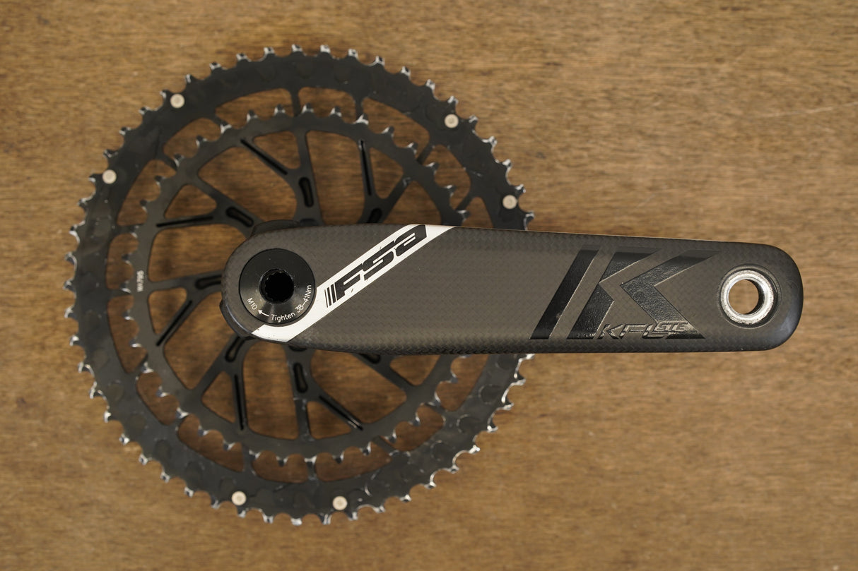 172.5mm 53/39T BB386 FSA K-Force Team Carbon Road Crankset KForce