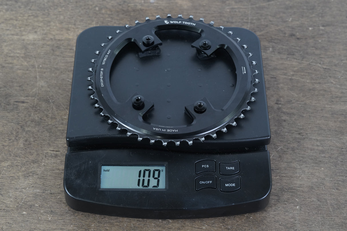 44T Wolf Tooth Components 4x107 1x 11 Speed Road Chainring