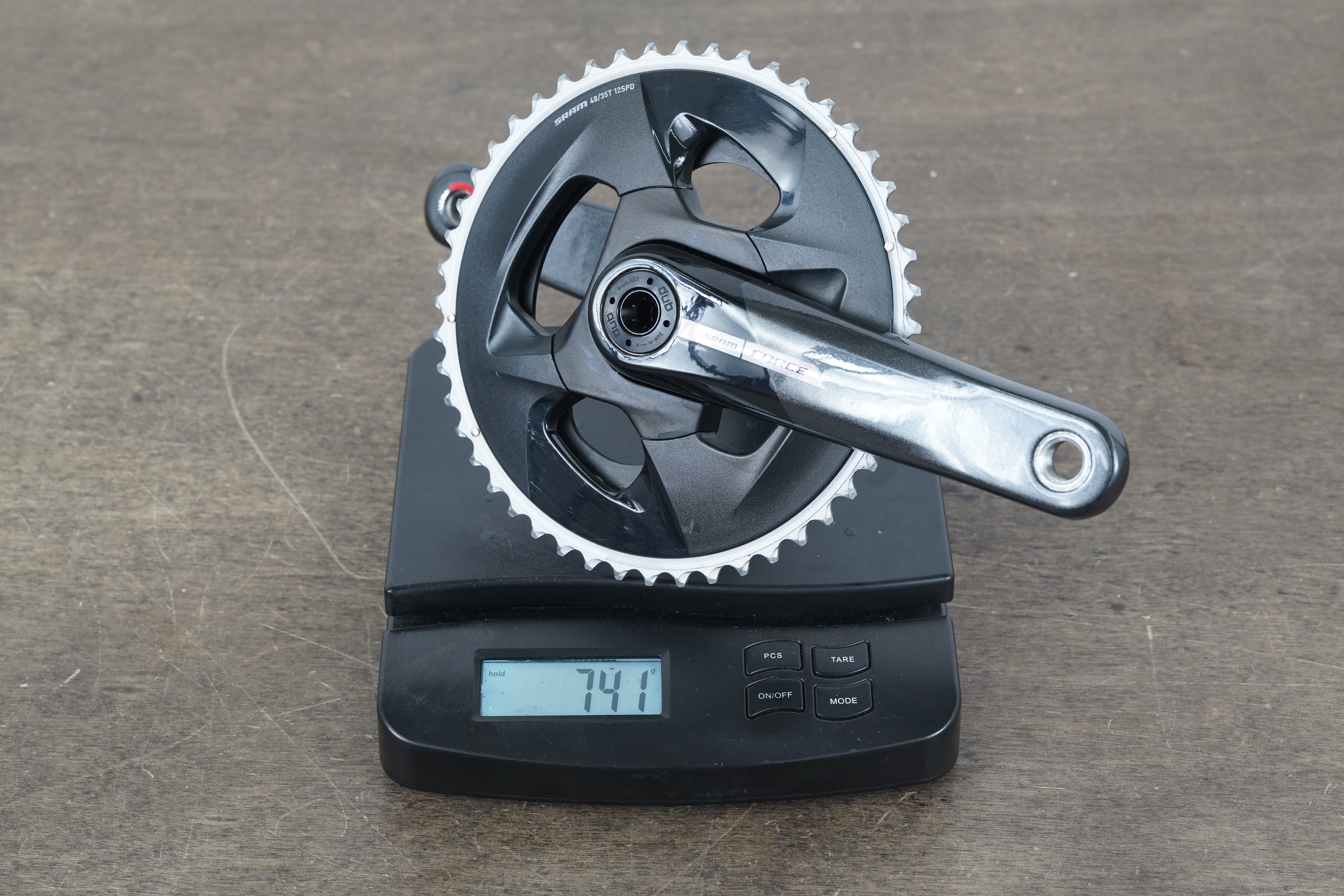 165mm 48/35T DUB SRAM Force AXS D2 12 Speed Road Crankset 741g