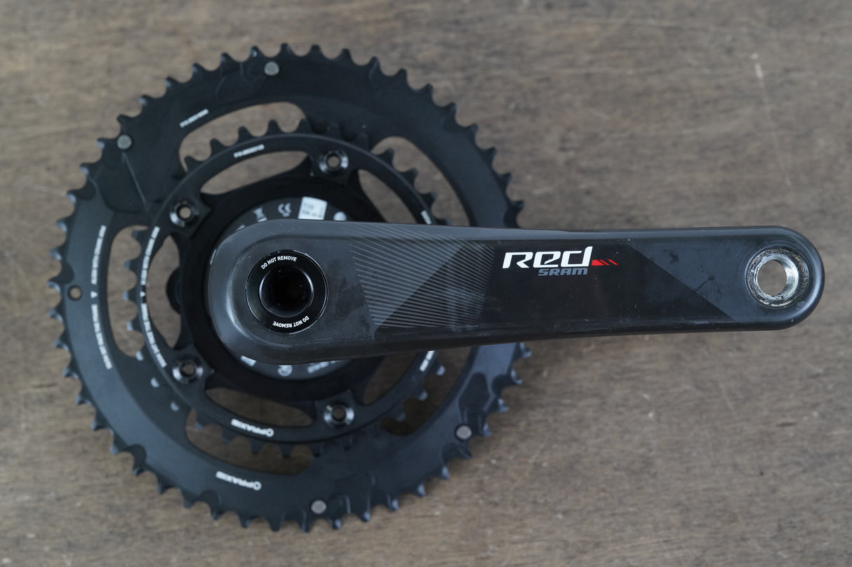 172.5mm 50/34T BB30 SRAM Red 22 Quarq DZero Carbon Power Meter Crankset 739g