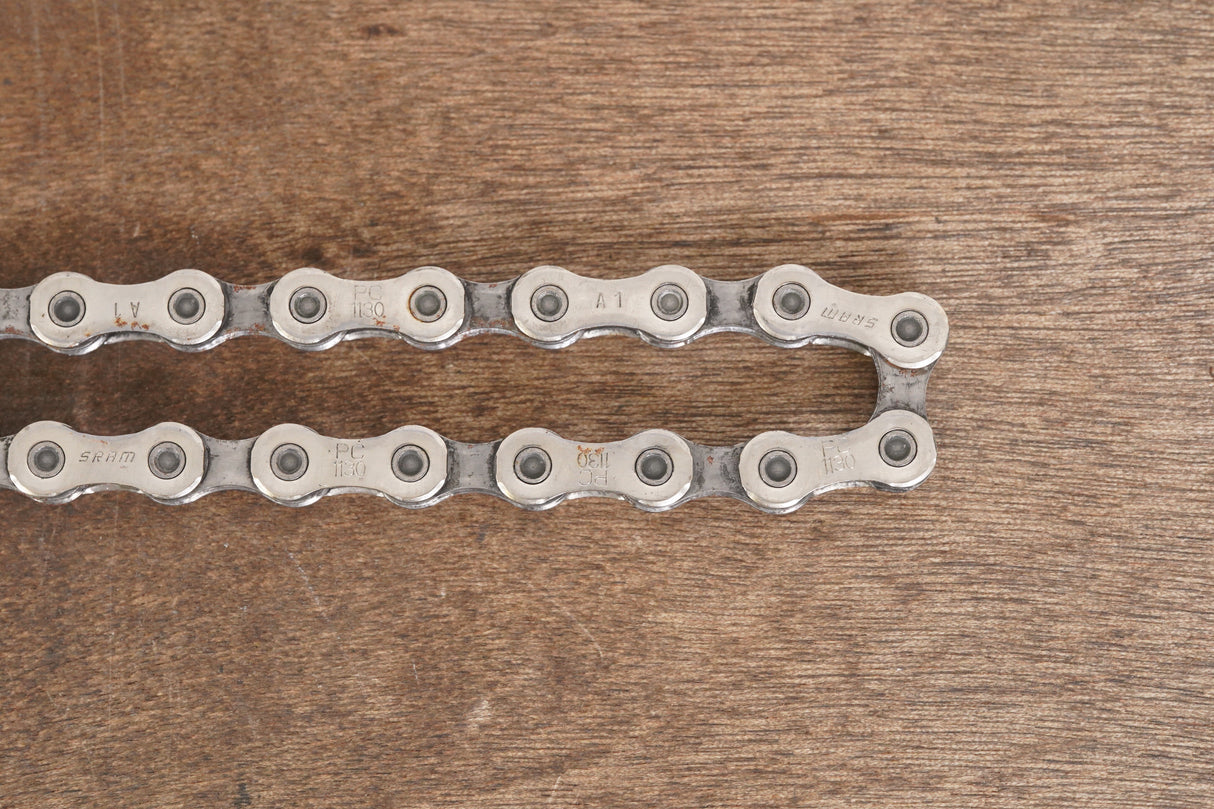 106L SRAM PC-1130 11 Speed Road Chain >75% Life Remaining 106 Links