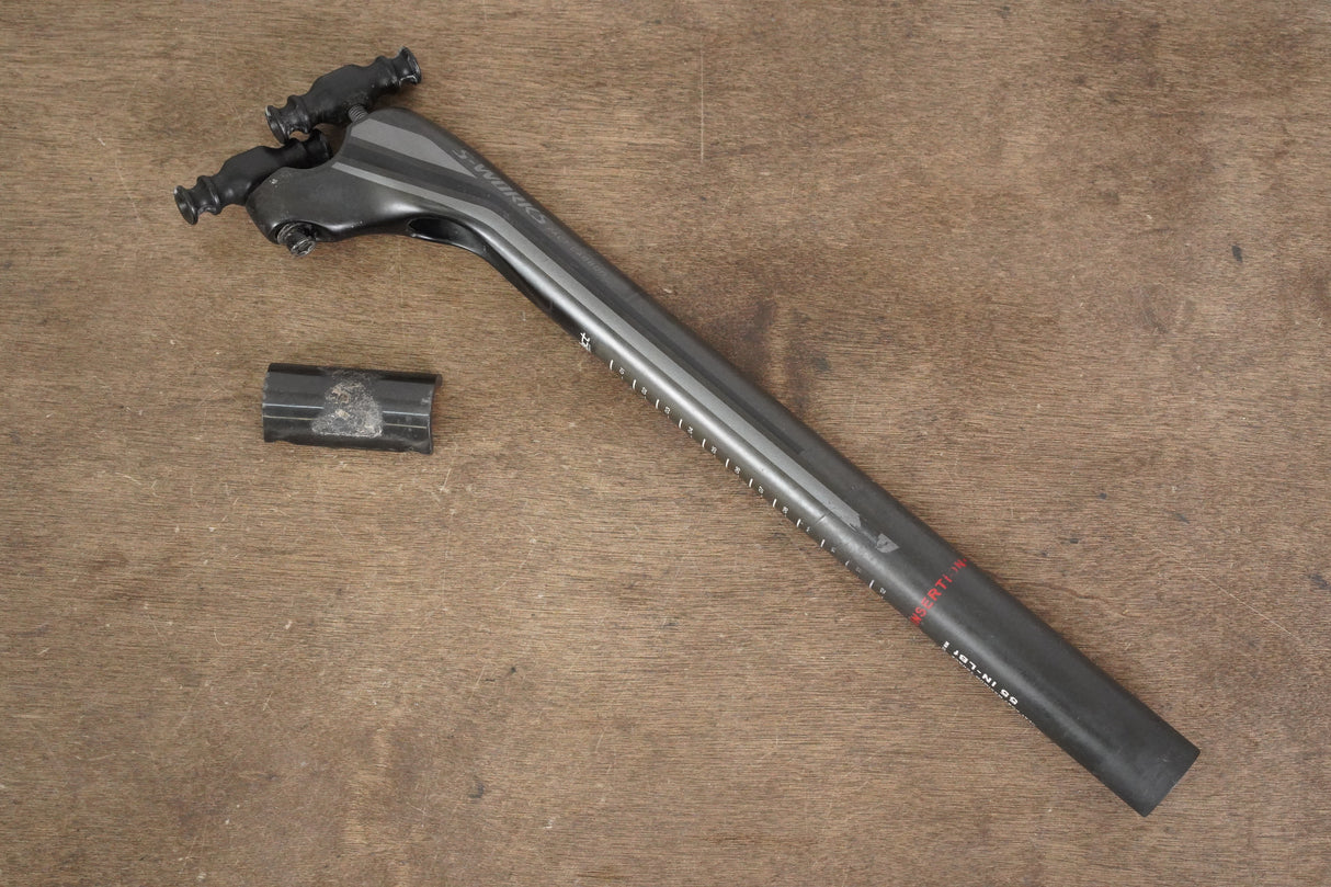 27.2mm Specialized S-WORKS FACT Carbon Setback Road Seatpost