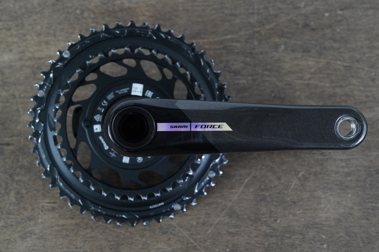 172.5mm 48/35T DUB SRAM Force AXS D2 Quarq Power Meter Road Crankset 747g