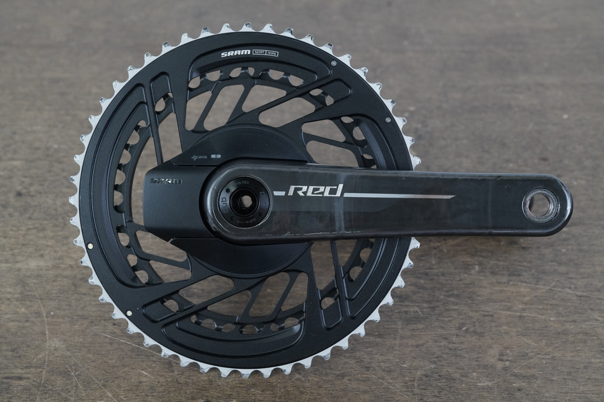 170mm 52/39T DUB SRAM Red AXS E1 Quarq 12 Speed Power Meter Crankset 621g