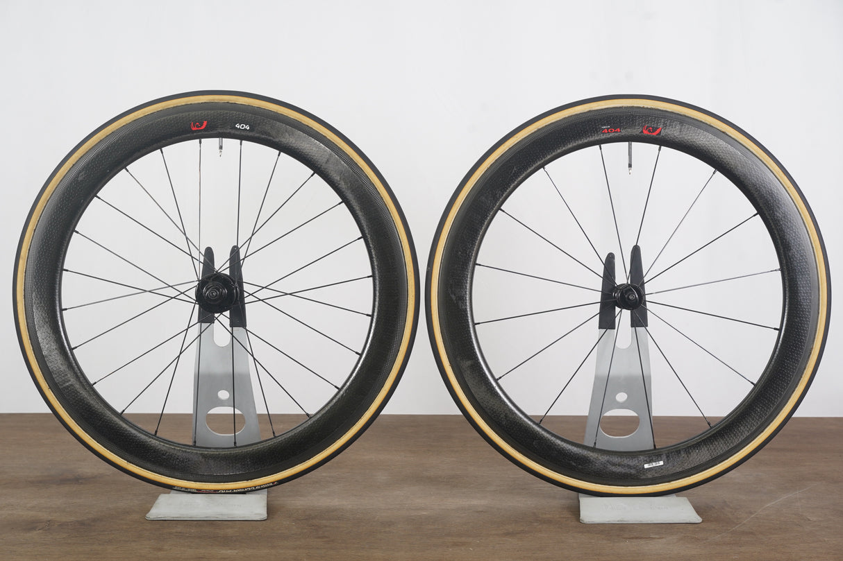 Zipp 404 Firecrest 88/188 Carbon Tubular Rim Brake Wheelset SRAM XDR 12 Speed