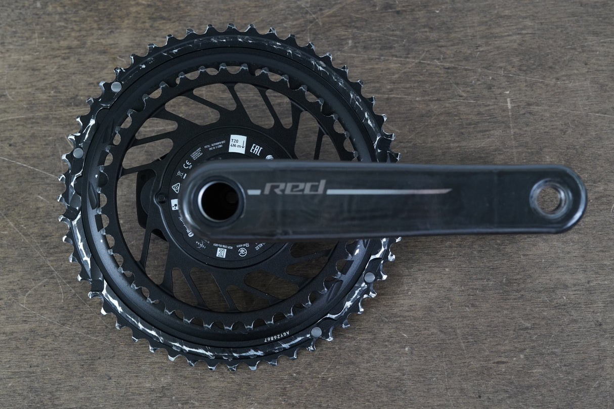 170mm 52/39T DUB SRAM Red AXS E1 Quarq 12 Speed Power Meter Crankset 621g