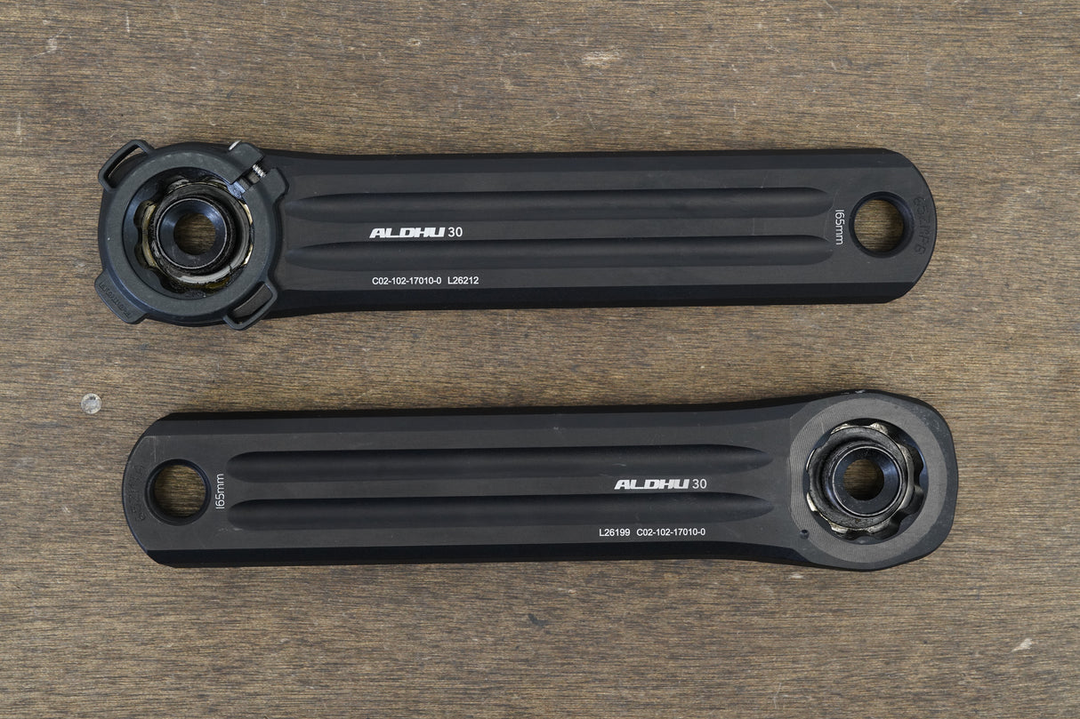 NEW 165mm 30mm Rotor Aldhu Alloy Road Crank Arms 330g