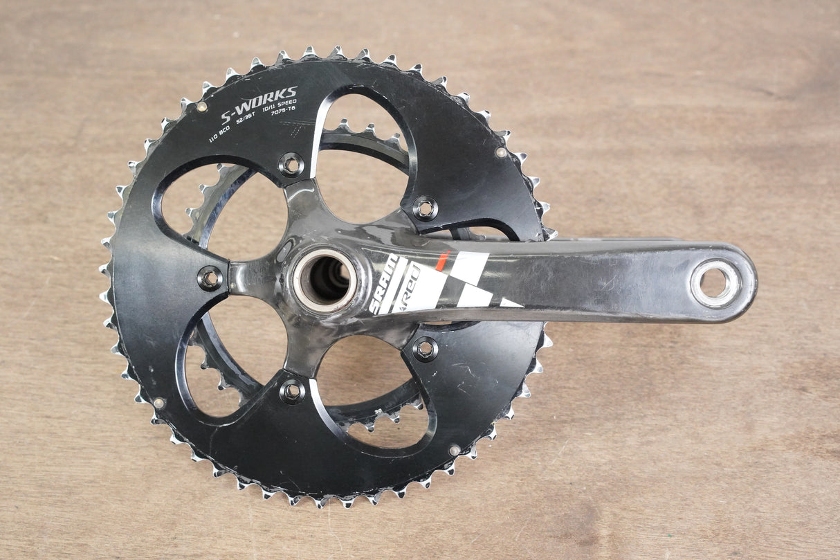 172.5mm 52/36T GXP SRAM Red Carbon Road Crankset