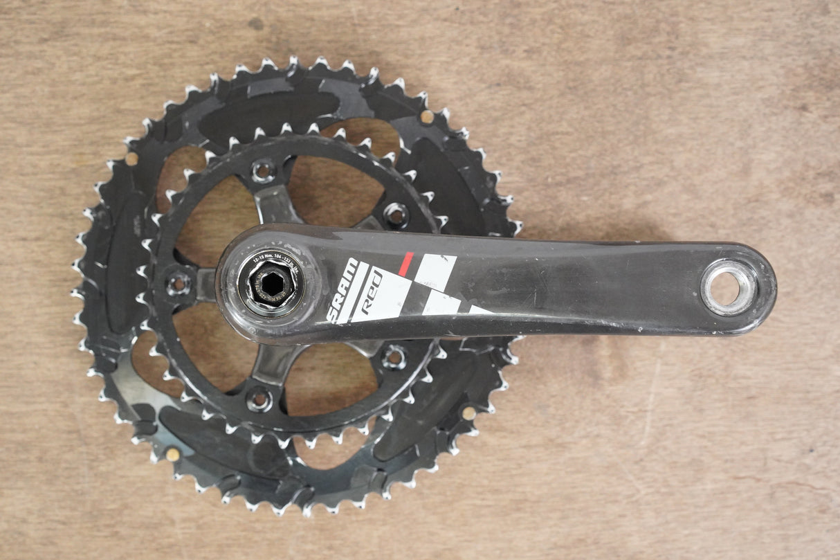 172.5mm 52/36T GXP SRAM Red Carbon Road Crankset