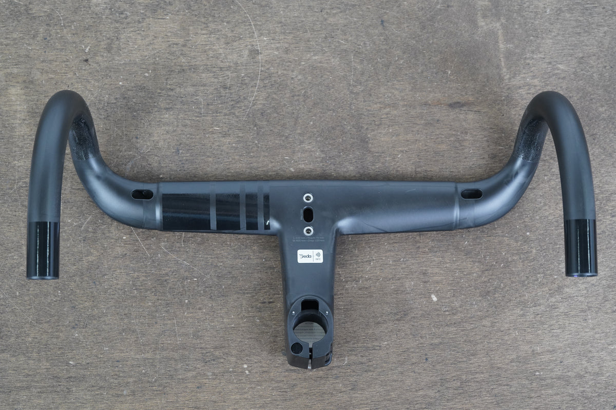 NEW 40cm 110mm -8 Degree Deda Elementi Alanera RS Carbon Barstem + Mount 1 1/8"