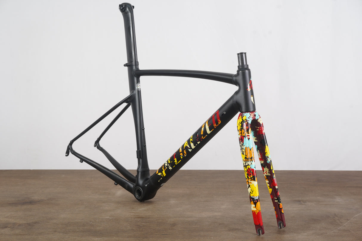 54cm Specialized Allez Sprint Alloy Grafitti Rim Brake Road Frameset