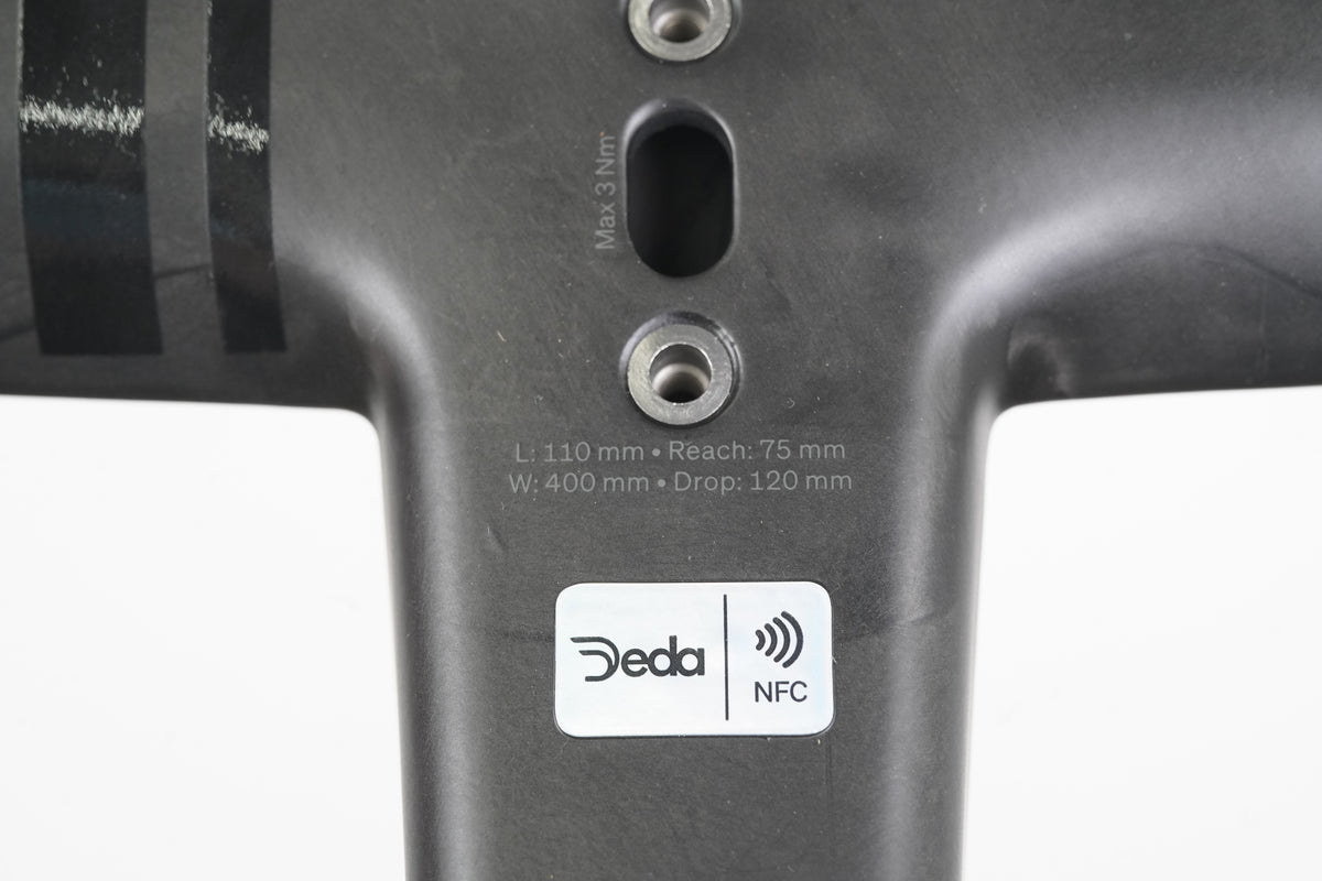 NEW 40cm 110mm -8 Degree Deda Elementi Alanera RS Carbon Barstem + Mount 1 1/8"