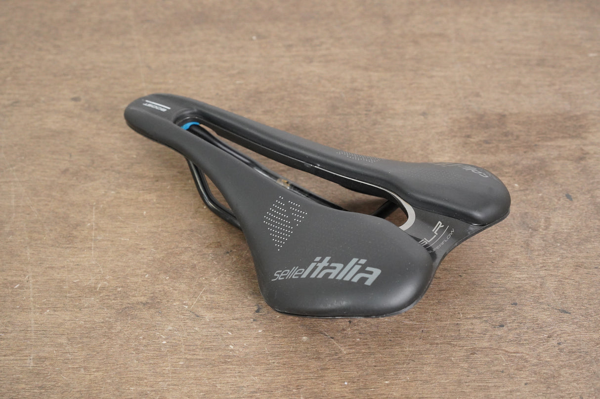 145mm Selle Italia SLR Superflow Boost Manganese Rail Road Saddle 214g