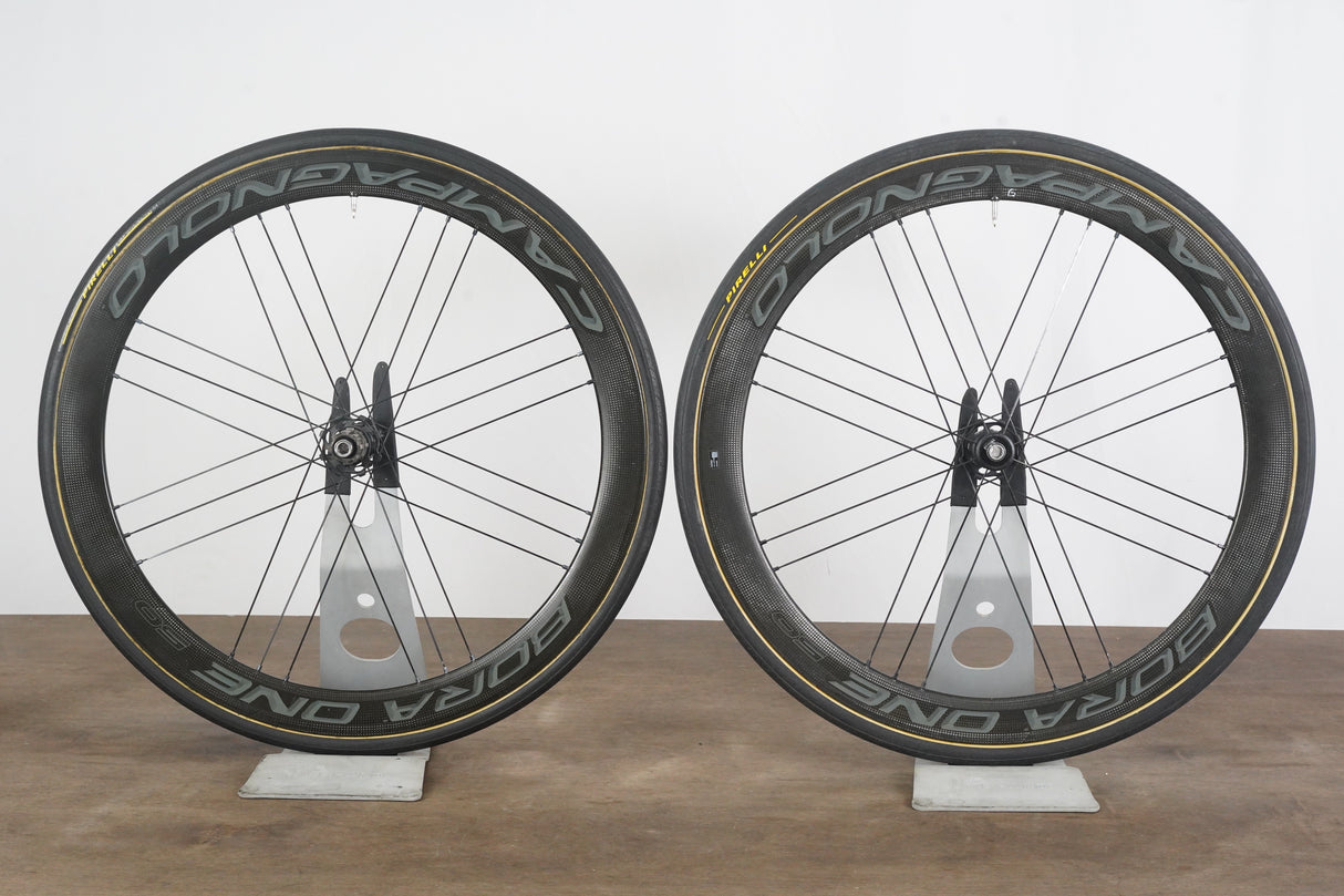 Campagnolo Bora One 50 Carbon Tubular Disc Brake Wheelset Campagnolo 11 Speed