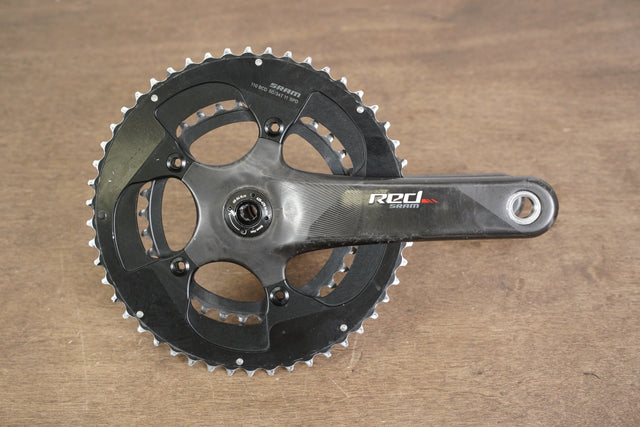 165mm 50/34T BB30 SRAM Red 22 Carbon Crankset