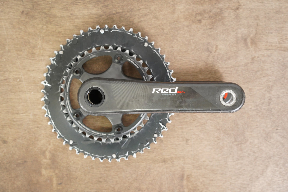 165mm 50/34T BB30 SRAM Red 22 Carbon Crankset