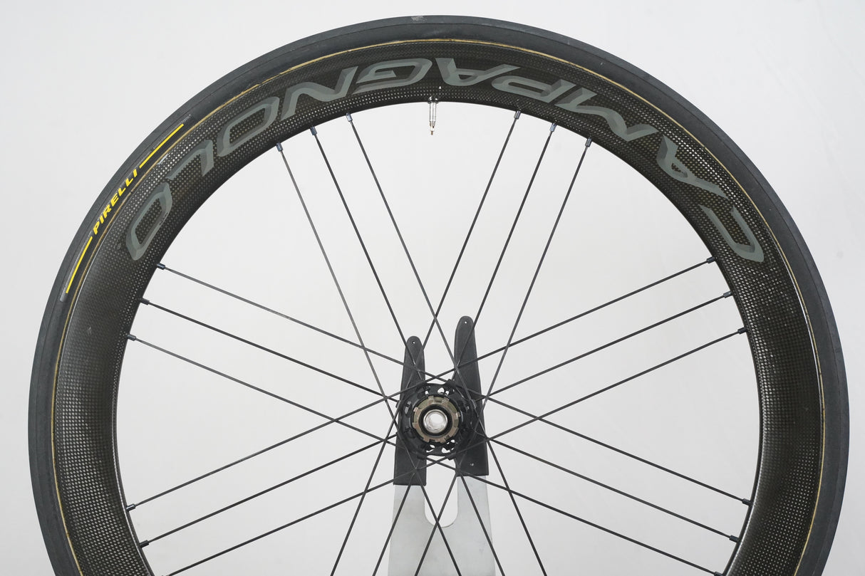 Campagnolo Bora One 50 Carbon Tubular Disc Brake Wheelset Campagnolo 11 Speed