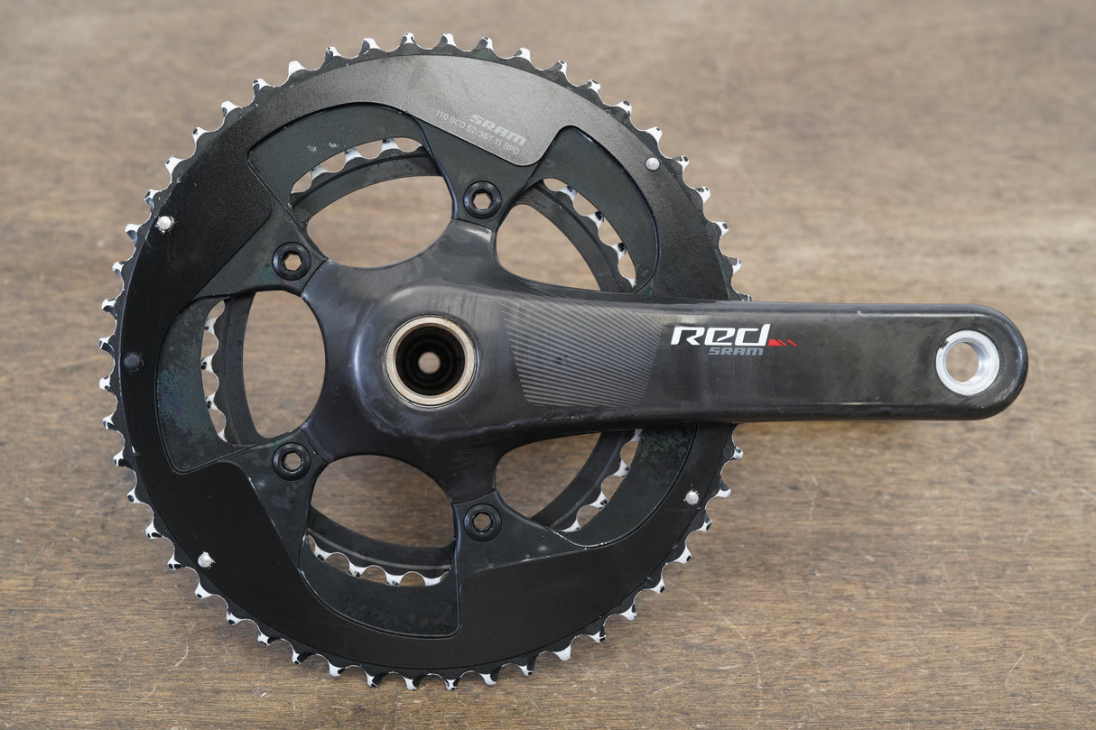 170mm 52/36T GXP SRAM Red 22 Carbon Crankset 591g