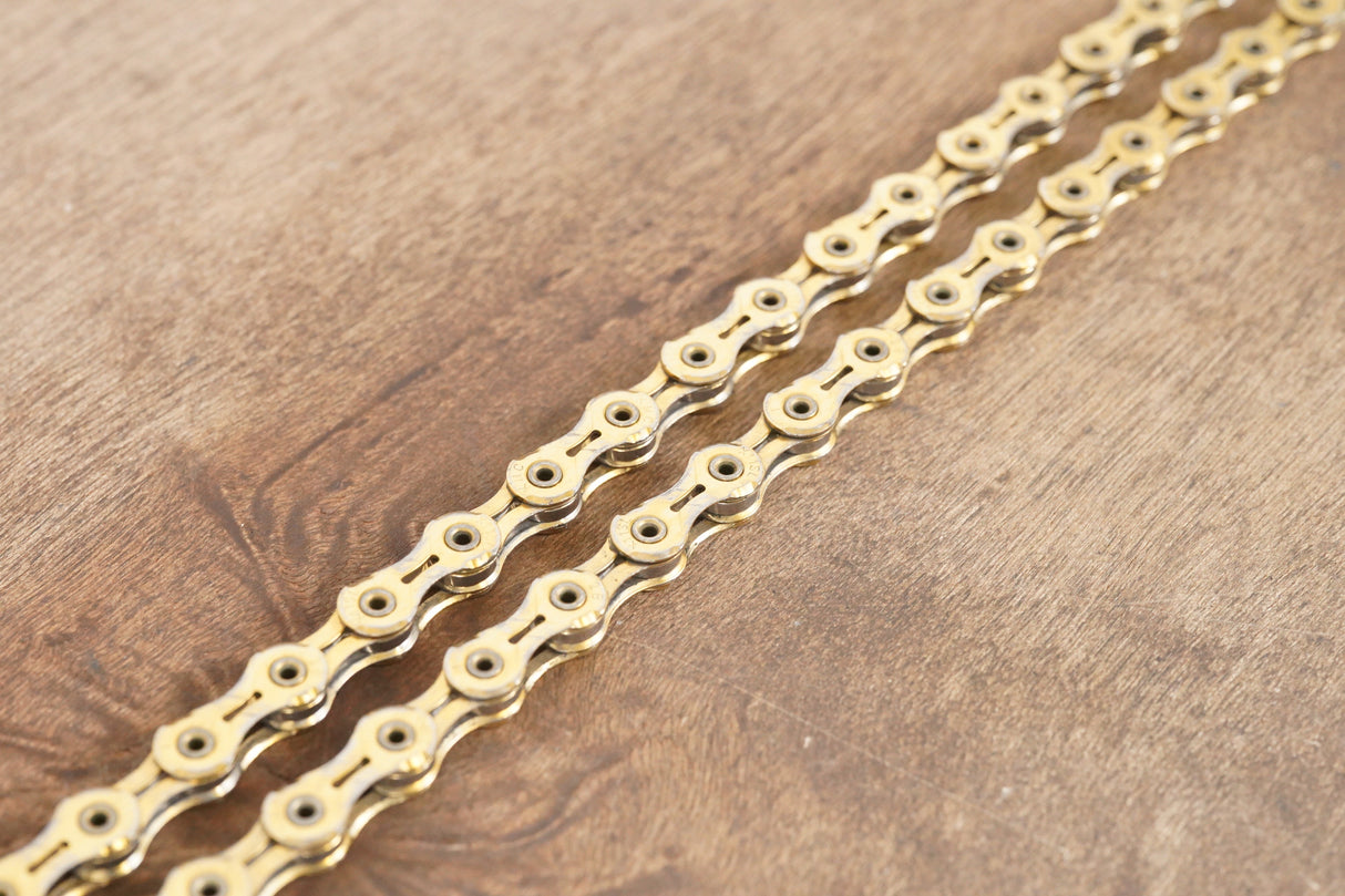 108L KMC X11SL Gold 11 Speed Road Chain 50% Life Remaining 108 Links