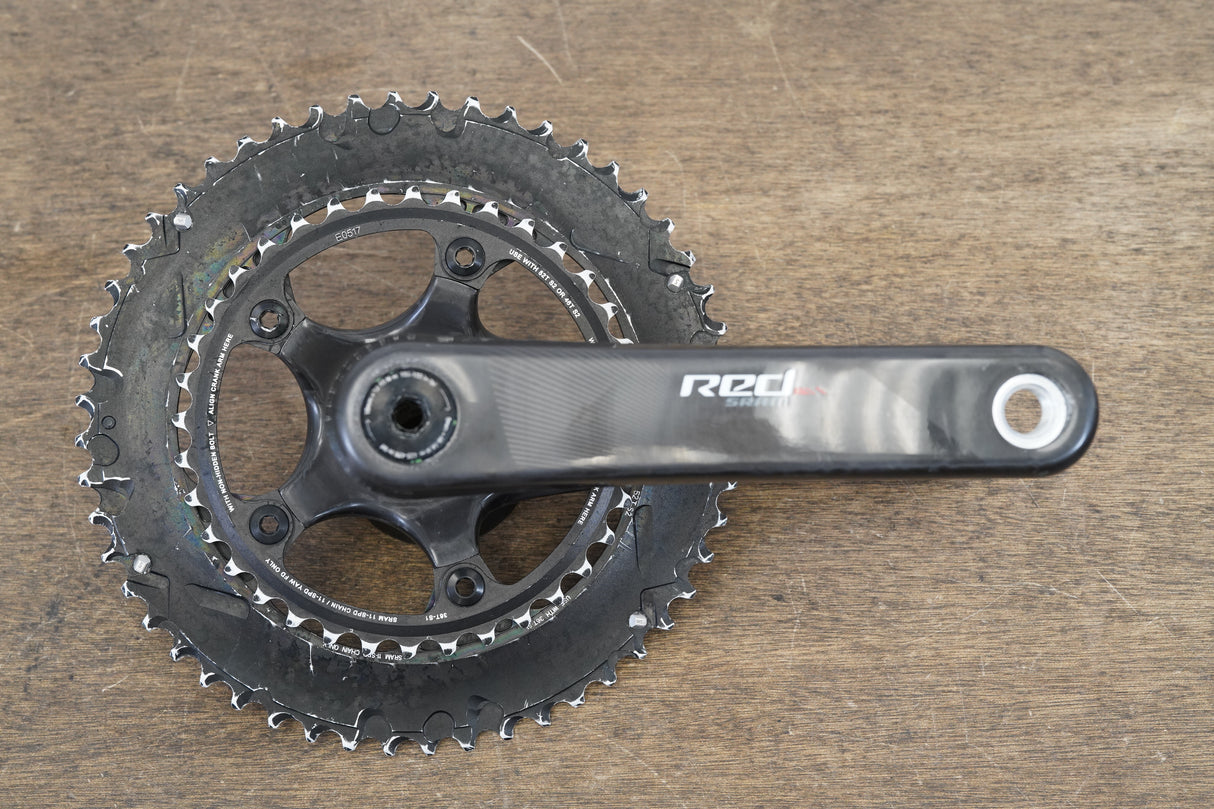 170mm 52/36T GXP SRAM Red 22 Carbon Crankset 591g