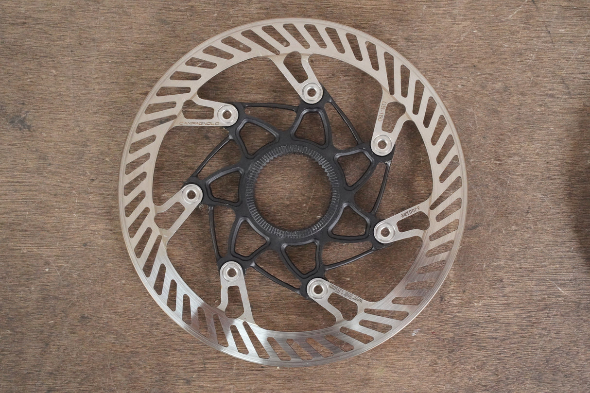 (2) 160mm Campagnolo 03 AFS Center Lock Disc Brake Rotors