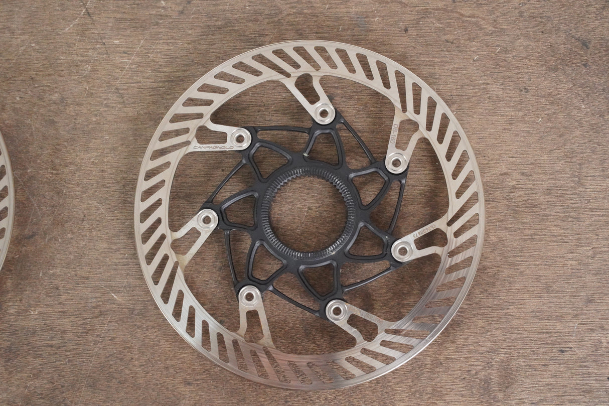 (2) 160mm Campagnolo 03 AFS Center Lock Disc Brake Rotors
