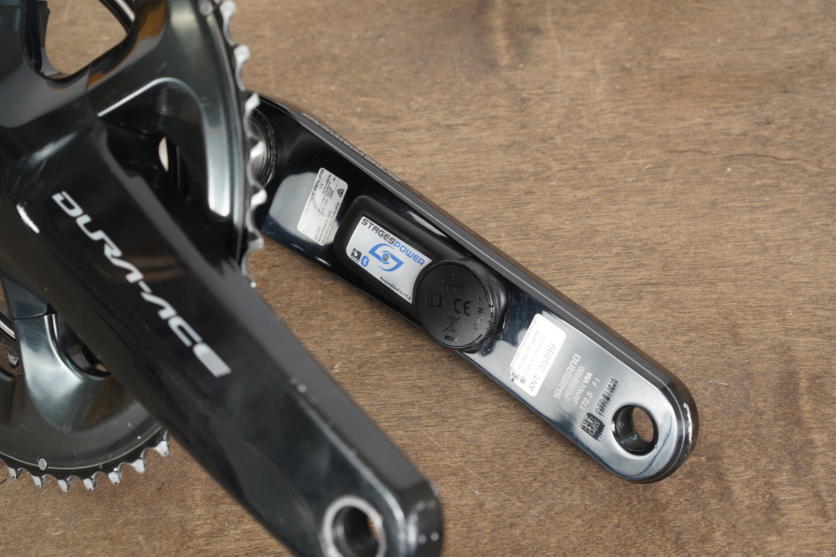 172.5mm 50/34T Dura-Ace FC-R9100 Stages Power Meter Crankset 9100