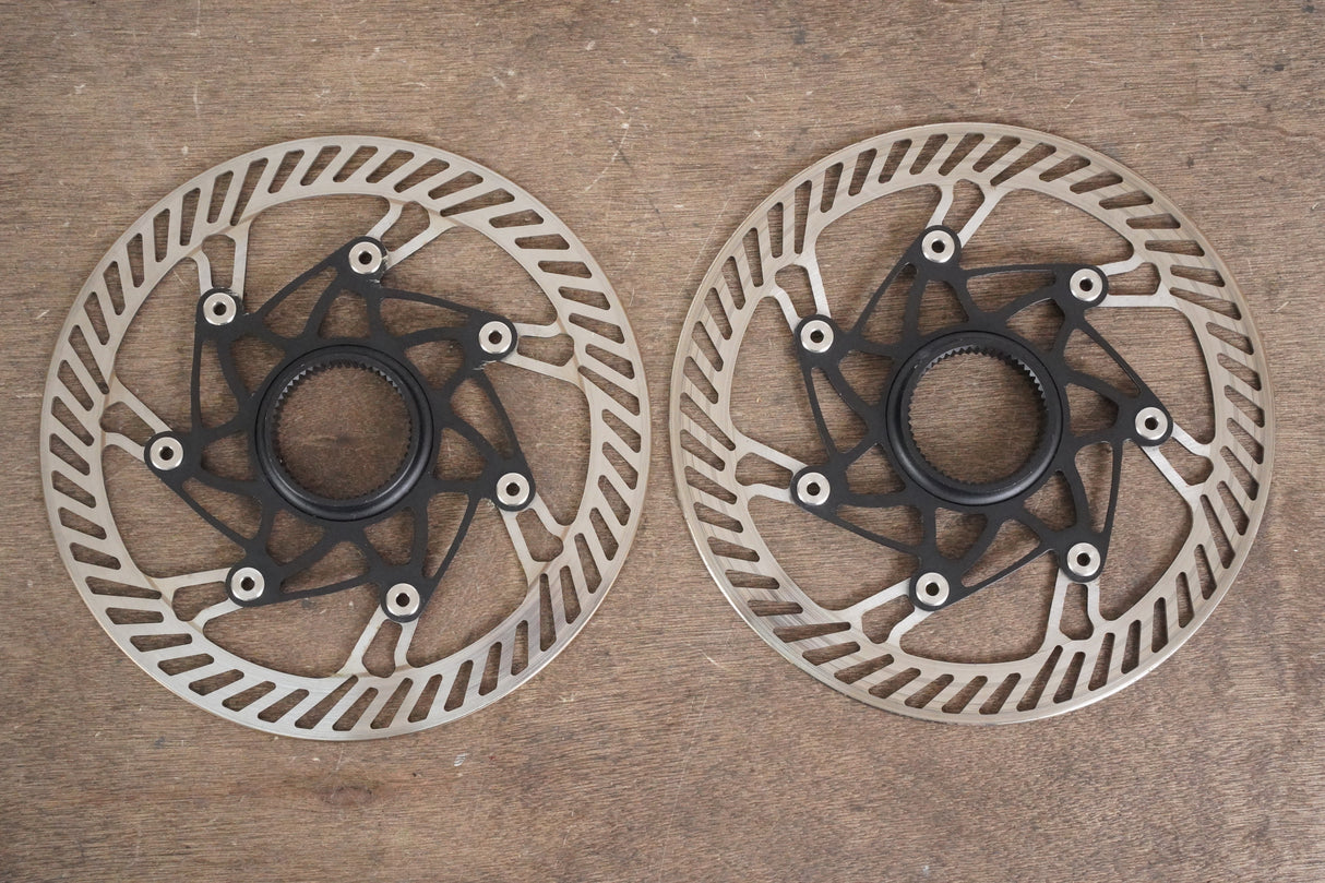 (2) 160mm Campagnolo 03 AFS Center Lock Disc Brake Rotors