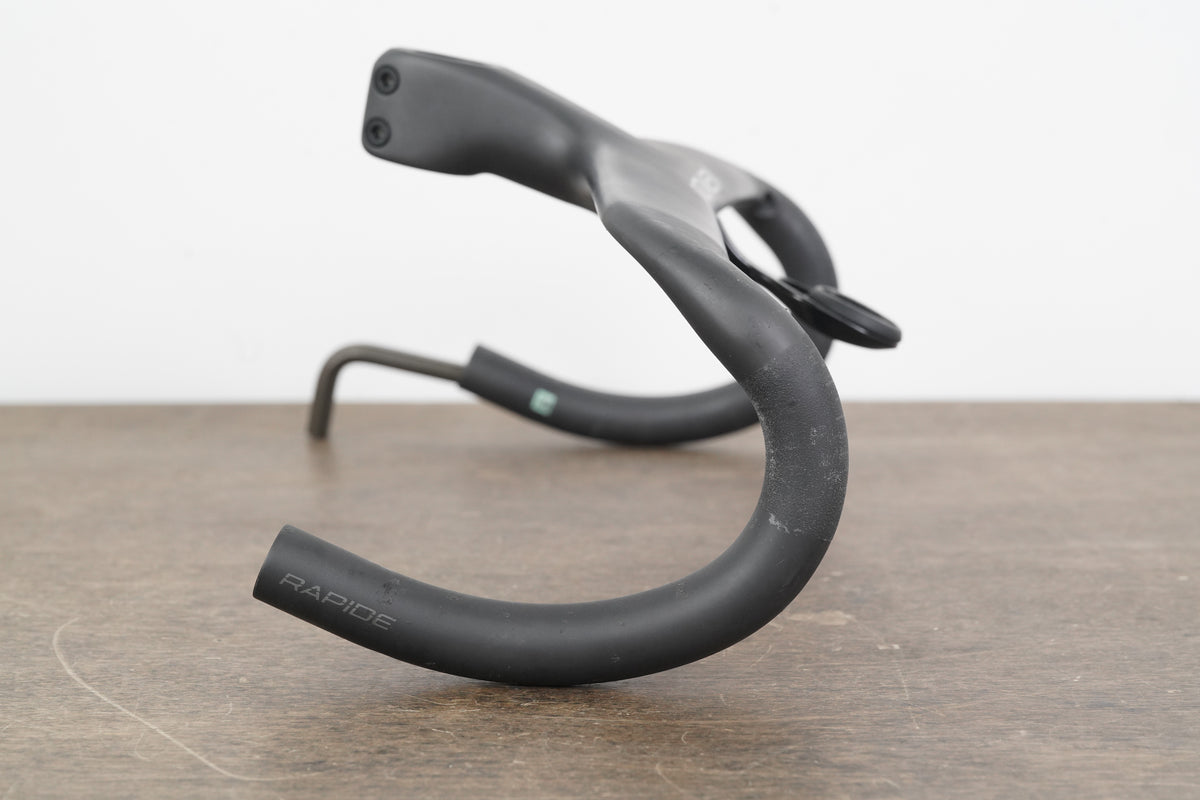 38cm 90mm Roval Rapide Carbon Integrated Barstem Handlebar + Mount 1 1/8"