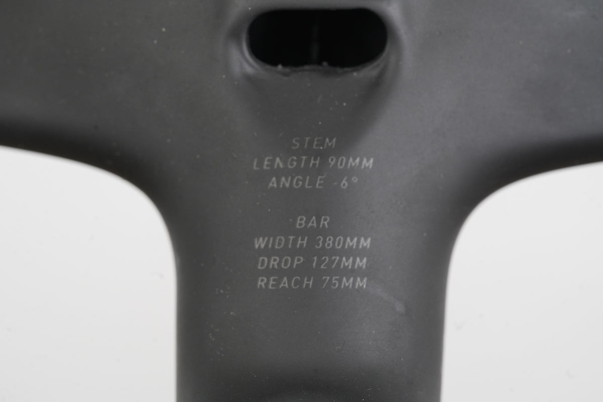 38cm 90mm Roval Rapide Carbon Integrated Barstem Handlebar + Mount 1 1/8"