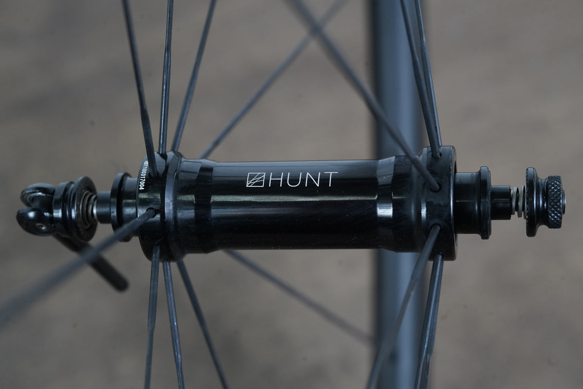 Hunt 36 Carbon Tubeless Clincher Rim Brake Wheelset SRAM XDR 12 Speed