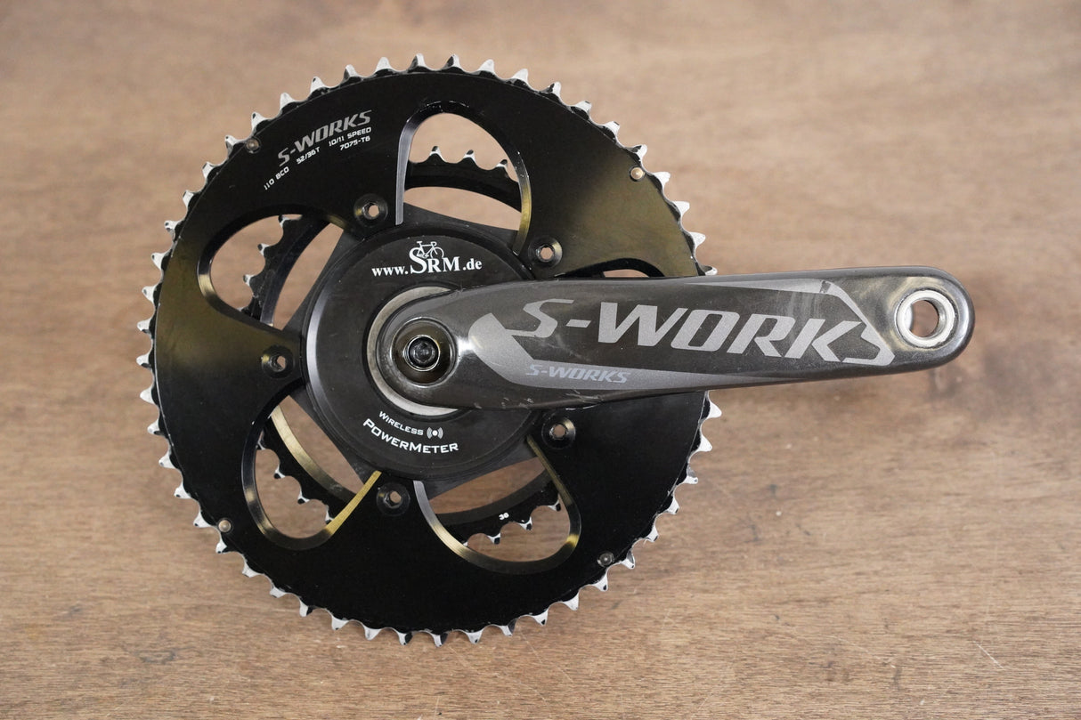 172.5mm 52/36T BB30 Specialized S-WORKS SRM Power Meter Carbon Road Crankset