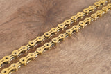 108L KMC X11SL Gold 11 Speed Road Chain >75% Life Remaining 108 Links