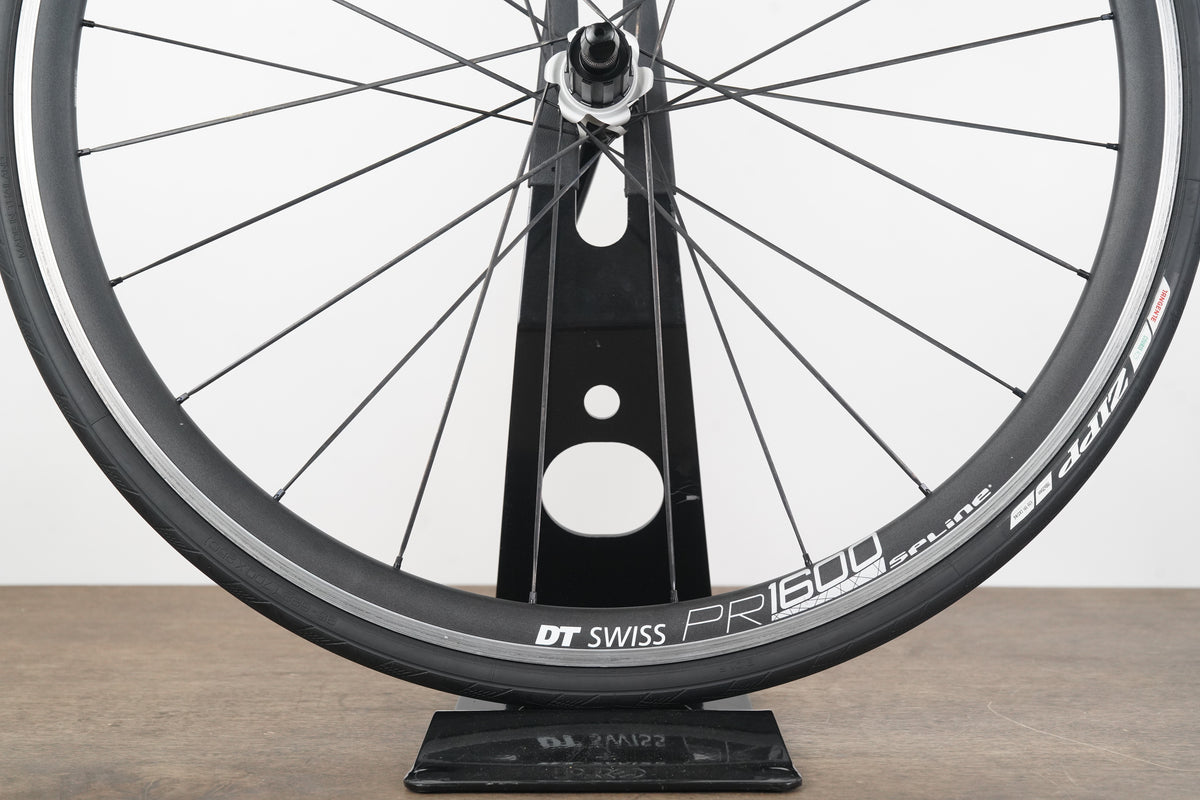DT Swiss PR 1600 Spline Alloy Clincher Rim Brake Wheelset Shimano/SRAM 11 Speed