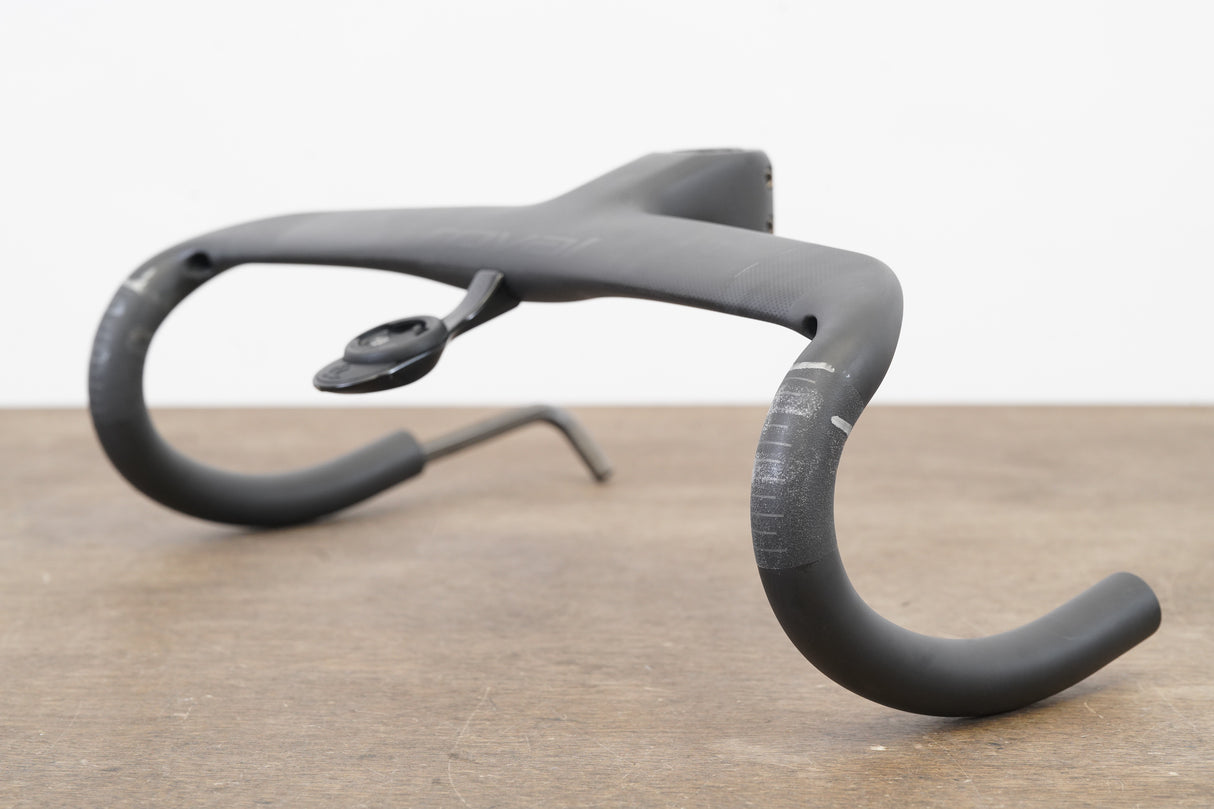 40cm 90mm Roval Rapide Carbon Integrated Barstem Handlebar + Mount 1 1/8"