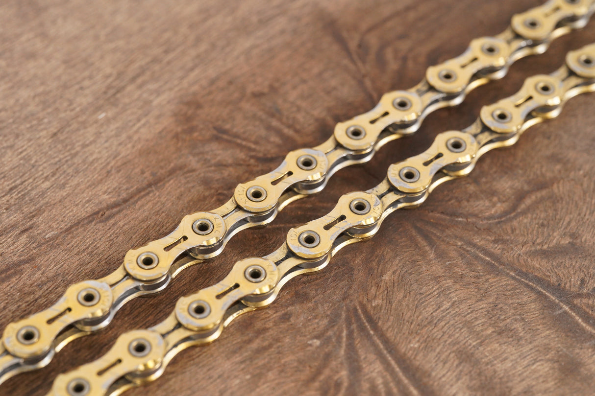 108L KMC X11SL Gold 11 Speed Road Chain >75% Life Remaining 108 Links